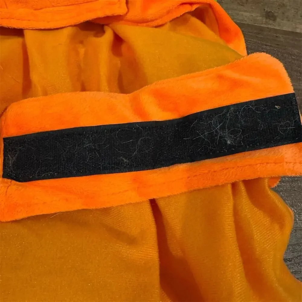Boots & Barkley XL Plush Pumpkin Dog Costume Halloween Soft Belly Strap